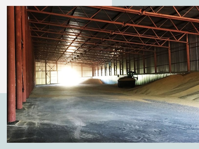 Строительство зернохранилищ в Похвистнево