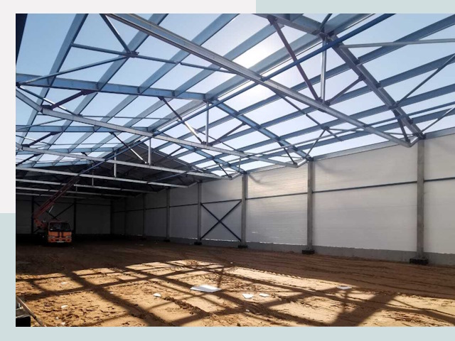 Строительство сенохранилищ в Похвистнево