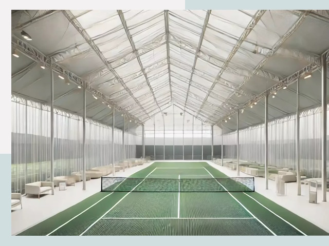 Строительство теннисных кортов в Похвистнево