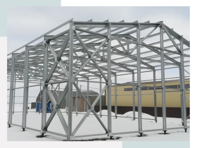 Каркасные ангары в Похвистнево