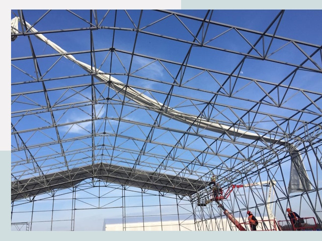 Шатровые ангары от 615 руб. в Похвистнево и Самарской области