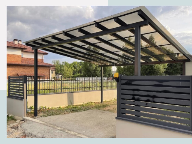 Металлические навесы в Похвистнево от 615 руб. за м²