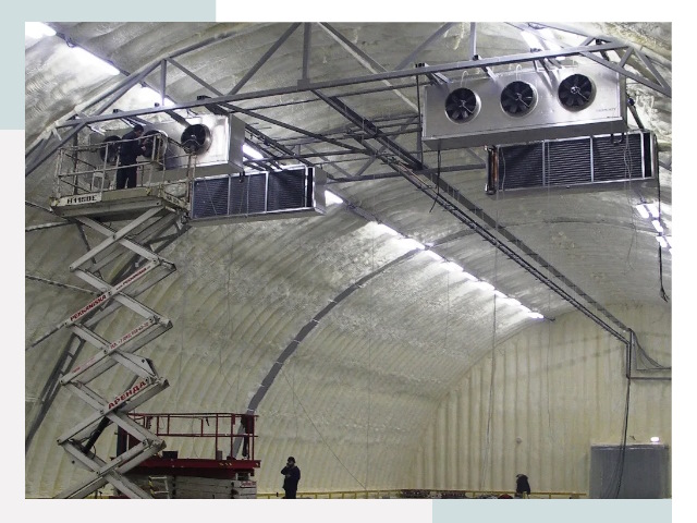 Оснащение ангаров в Похвистнево