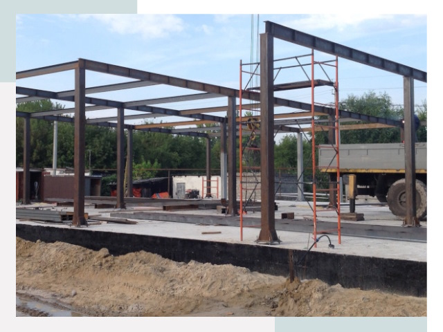 Фундамент для ангаров в Похвистнево