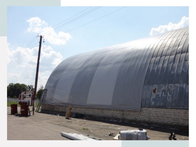 Ремонт ангаров в Похвистнево