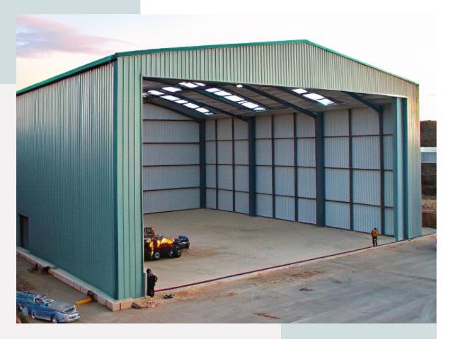 Строительство ангаров в Похвистнево