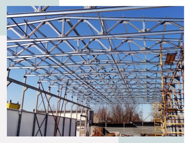 Металлокаркасы для складов в Похвистнево